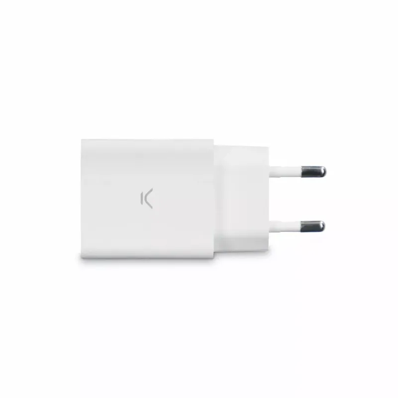 Wall Charger KSIX 2 USB 2.4A White