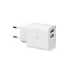 Cargador de Pared KSIX 2 USB 2.4A Blanco