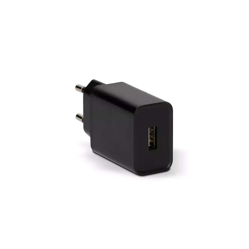 Sieninis įkroviklis + USB A - USB C kabelis KSIX USB Juoda