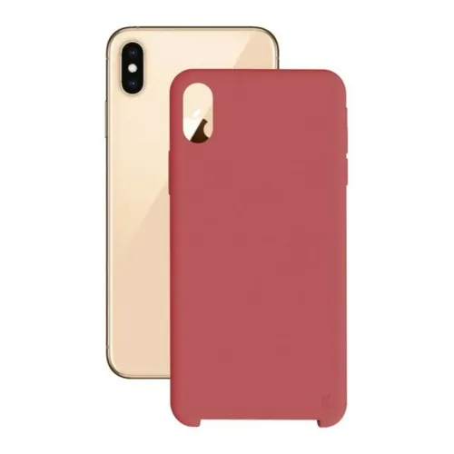 Mobiliojo telefono dėklas iPhone XS Max KSIX Soft Raudona