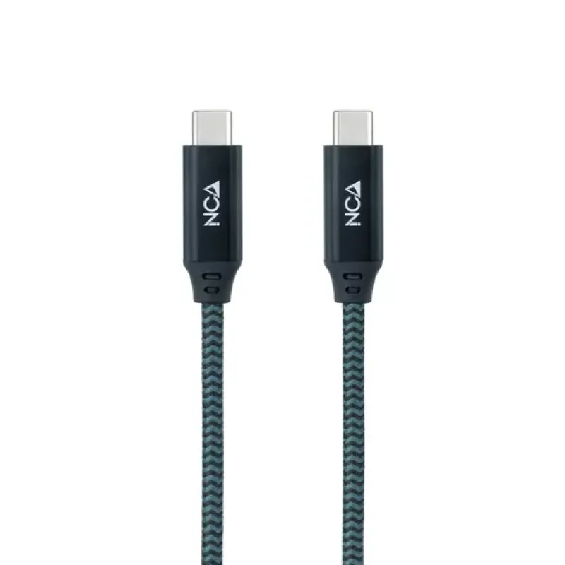 Nanocable 10.01.4301-COMB cable USB USB4 Gen 2x2 USB C Verde azulado, Negro, Gris