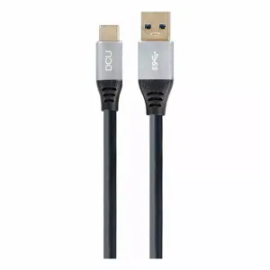 Cable USB A a USB C DCU Negro (1,5M)