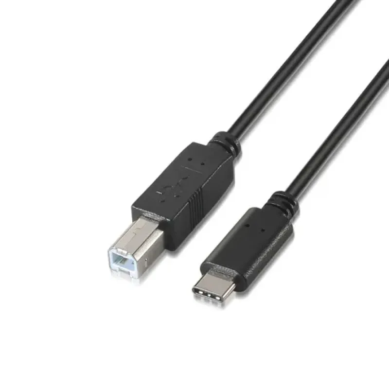 AISENS A107-0054 USB cable USB 2.0 2 m USB C USB B Black