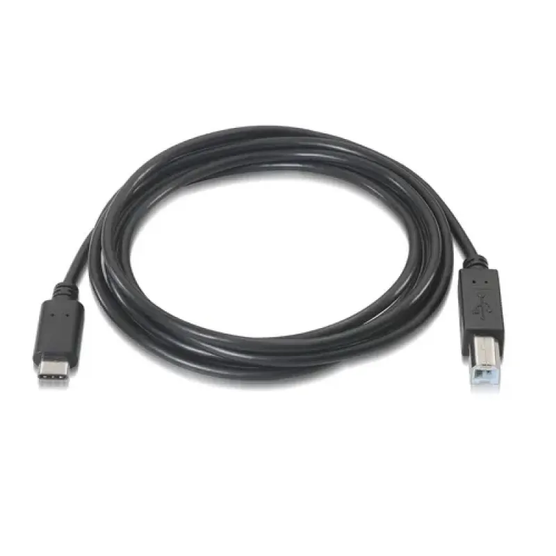 AISENS A107-0054 USB cable USB 2.0 2 m USB C USB B Black