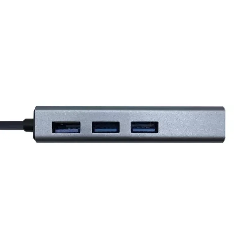 AISENS A109-0396 sąsajos šakotuvas USB 3.2 Gen 1 (3.1 Gen 1) Type-C Pilka