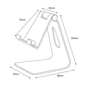 AISENS MS1PM-081 holder Passive holder Mobile phone/Smartphone, Tablet/UMPC Silver