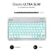 Bluetooth klaviatūra Subblim SUB-KBT-SMBL30 Spalvotas Sidabras Ispaniška Qwerty QWERTY