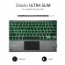 Klaviatūra su jutikliniu kilimėliu Subblim SUB-KBT-SMBT51 Pilka Spalvotas Ispaniška Qwerty QWERTY