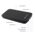 CoolBox COO-PB10KW-BK1 power bank 10000 mAh Wireless charging Black