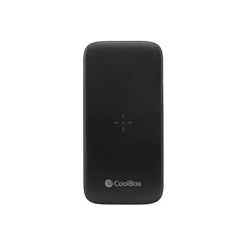 CoolBox COO-PB10KW-BK1 batería externa 10000 mAh Cargador inalámbrico Negro