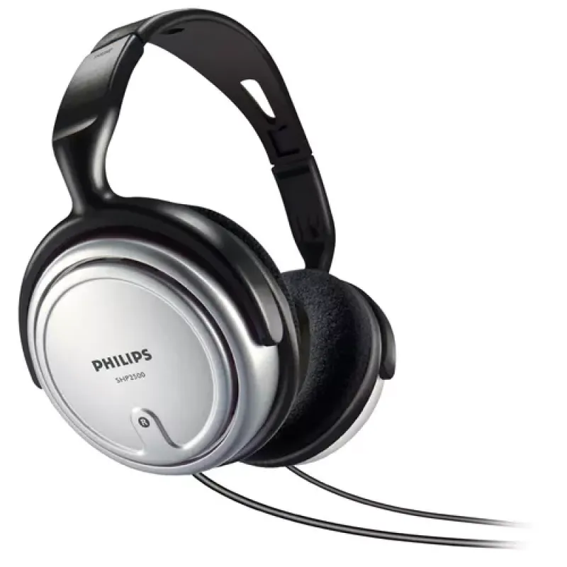 Philips SHP2500/10 Ausinės be mikrofono ir ausinės su mikrofonu Vielinis Su lankeliu Muzika Juoda, Sidabras
