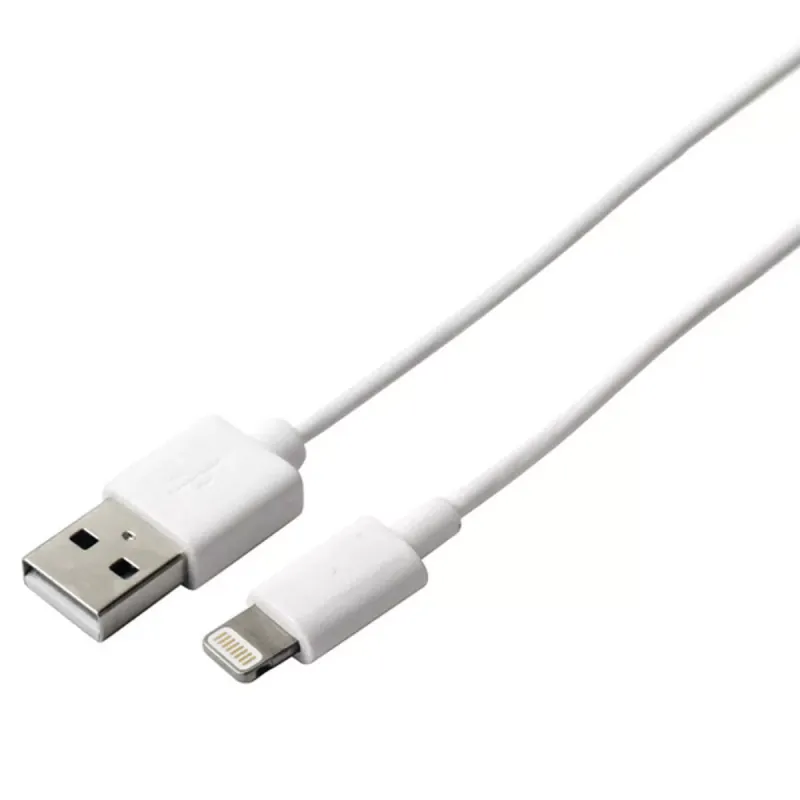 USB - Lightning kabelis KSIX Apple-compatible Balta