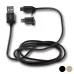 Kabelis USB į mikro USB ir "lightning" tipo jungtį KSIX